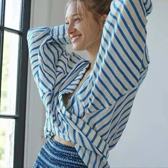 Free People Bow & Arrow Tie Front So fun kimono - Picture 1 of 7